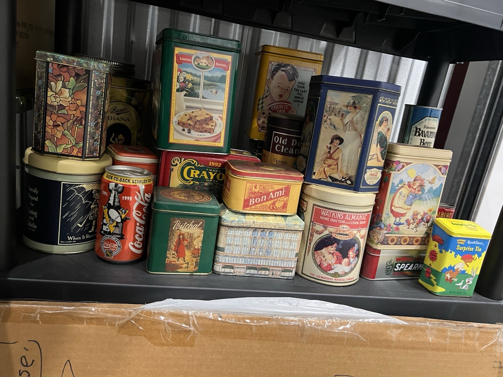 Lot Of Miscellaneous Tins Antiques 1920s-2000s