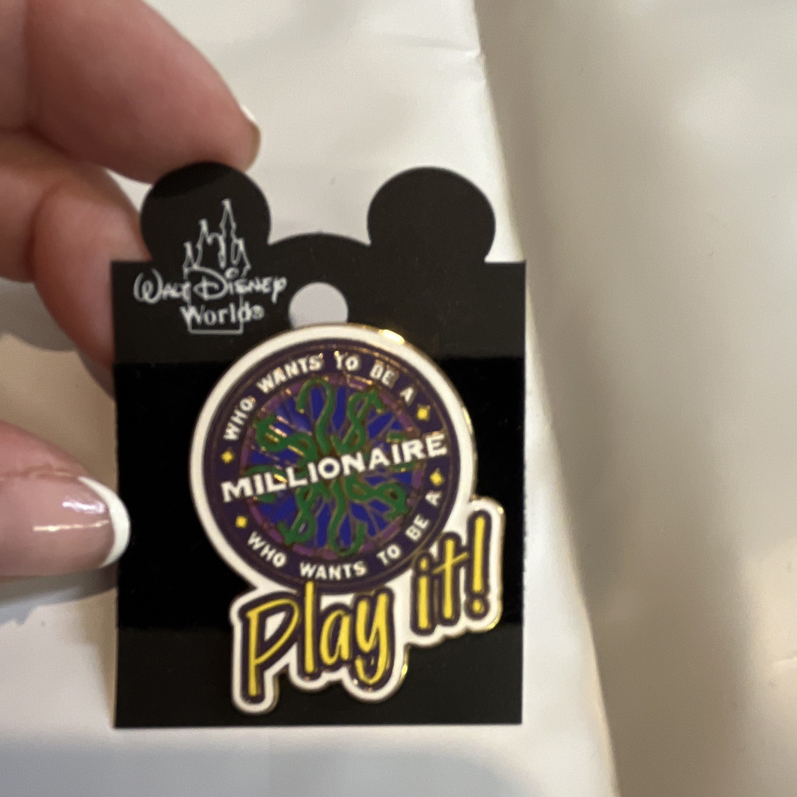 Disney Walt Disney World Who Wants to Be a Millionaire Play It Single Pin