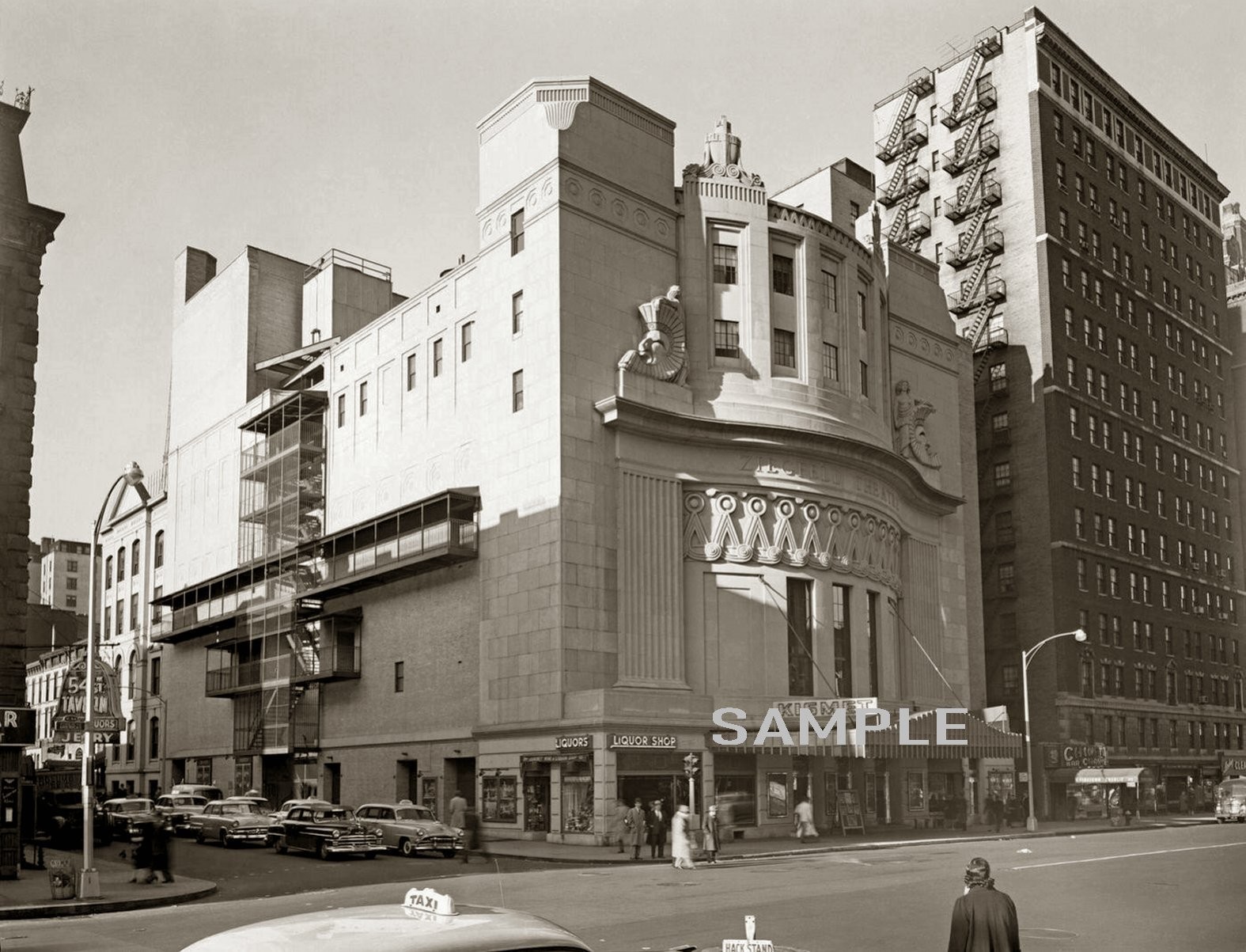 1951 New York's ZIEGFELD THEATER 8.5 X 11 PHOTO  (237-T)