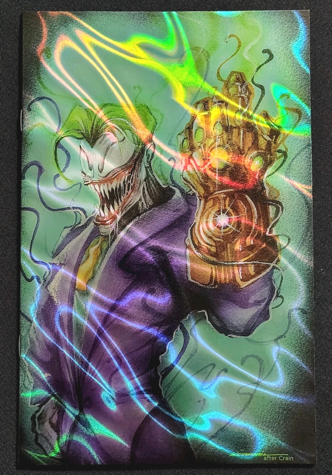 Artist Alley Multiverse Saga Venomized Joker Crain Homage Foil Variant Demir