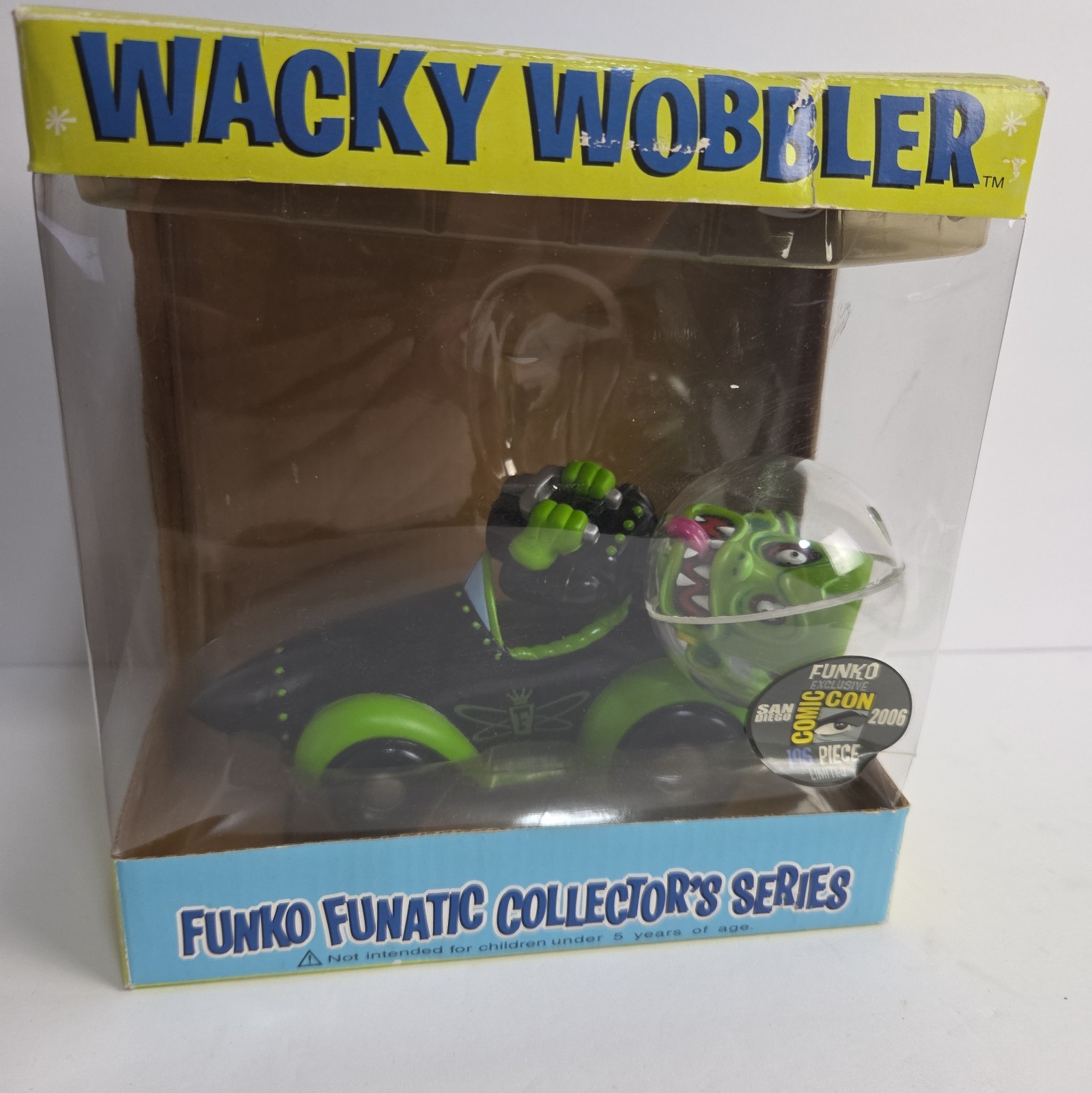 Funko Wacky Wobbler Comic Con SD 2006 Space Cannibal Car Bobble Head BROKEN