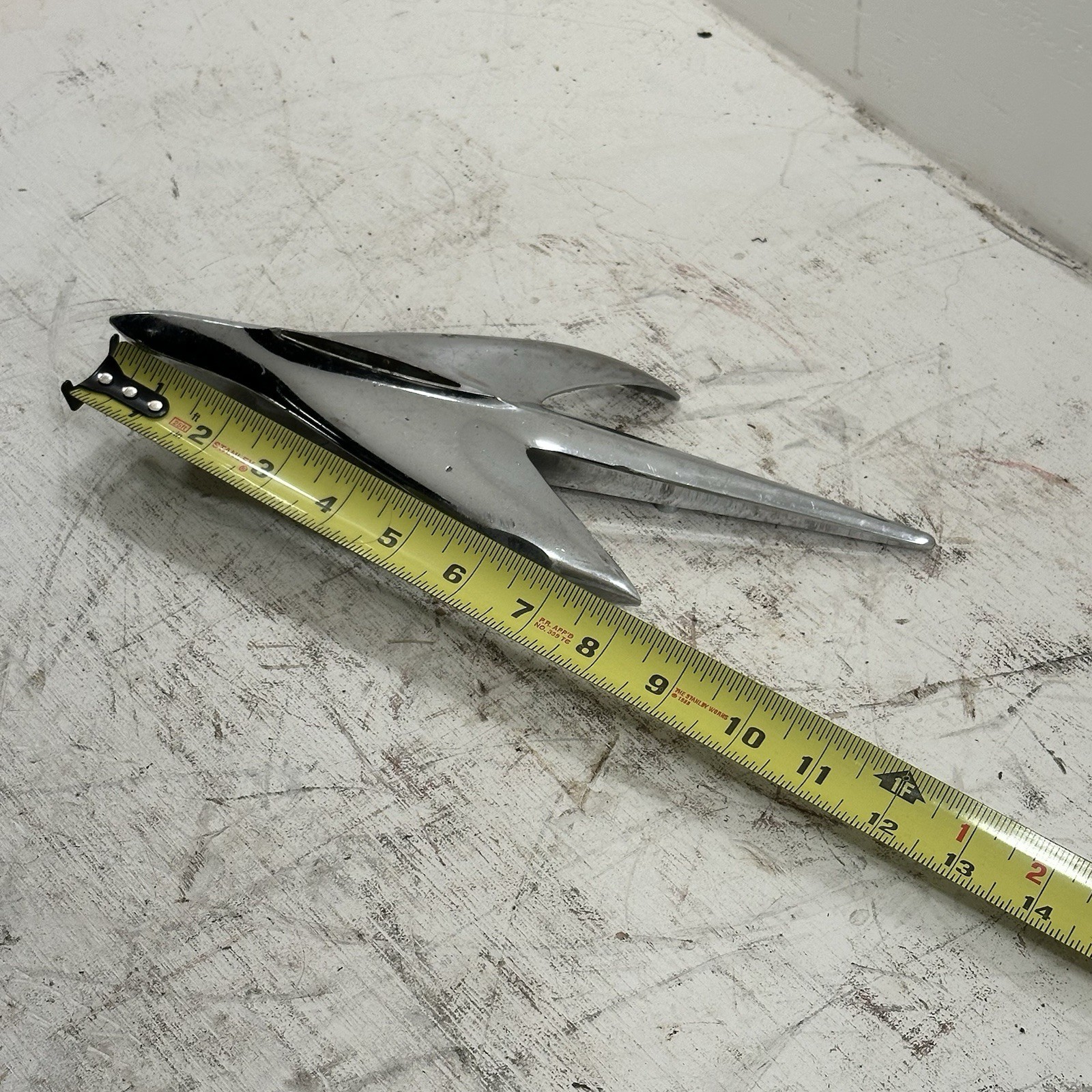 Vintage OEM 1952 1953 1954 1955 WILLYS AERO Ace Lark Hood Ornament Part 1A-16851 Vintage OEM 1952 1953 1954 1955 WILLYS AERO Ace Lark Hood Ornament Part 1A-16851