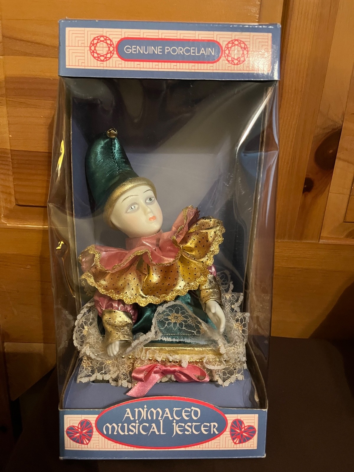 VINTAGE DANDEE ANIMATED MUSICAL JESTER HANDCRAFTED  NIB
