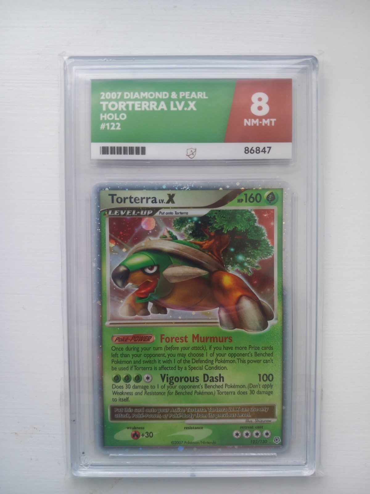 Ace 8 Torterra LV.X (122/130), Diamond & Pearl - Pokémon TCG