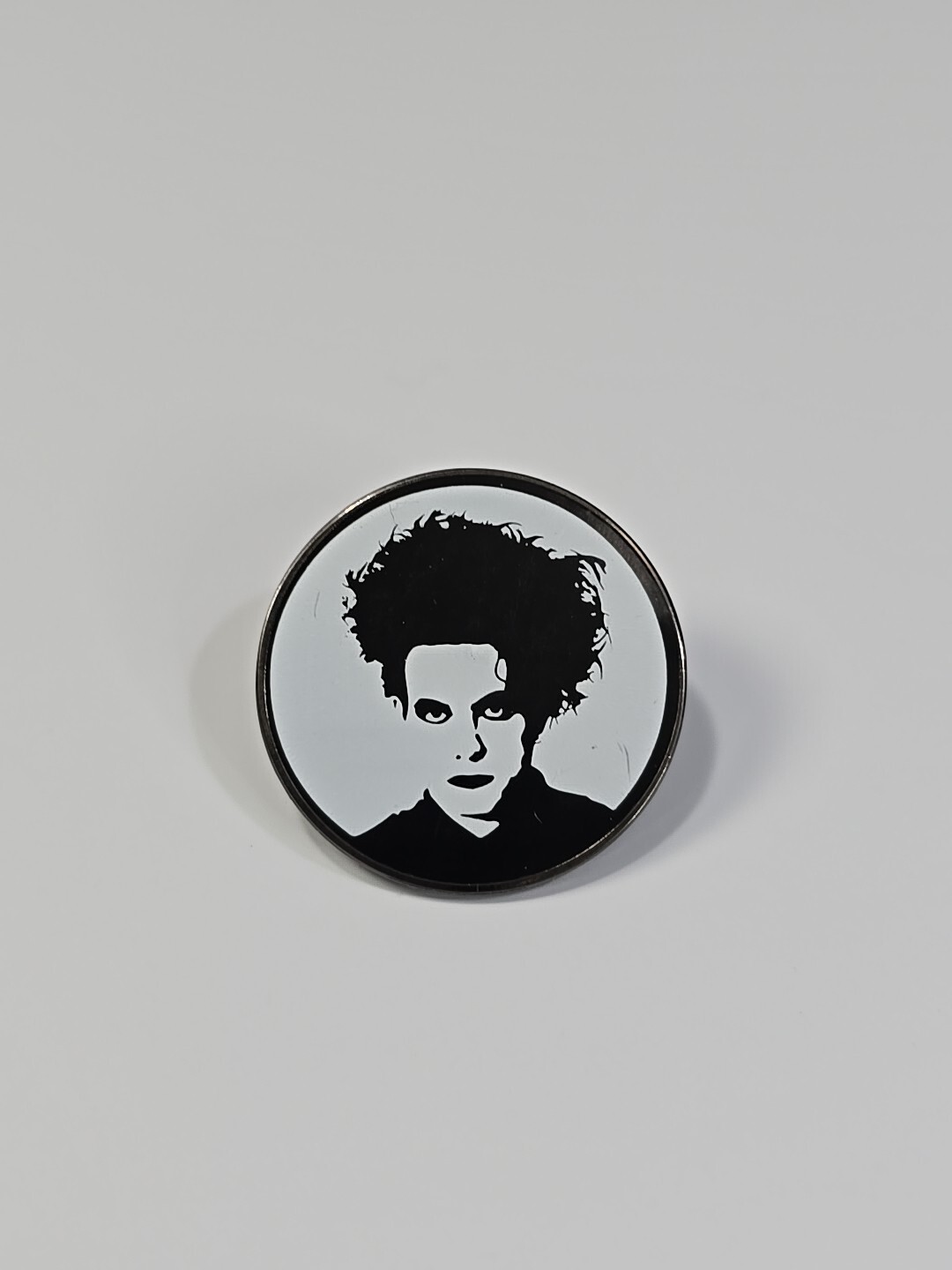 Robert Smith Lead Singer of The Cure Lapel Pin English Rock Band
