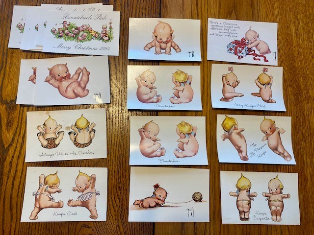 Vintage Kewpie Postcards Lot - Rose O’Neill 33 Kewpie Doll Ephemera