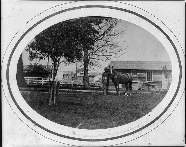 Photo:[Fort Leavenworth, Kansas,the old block house]