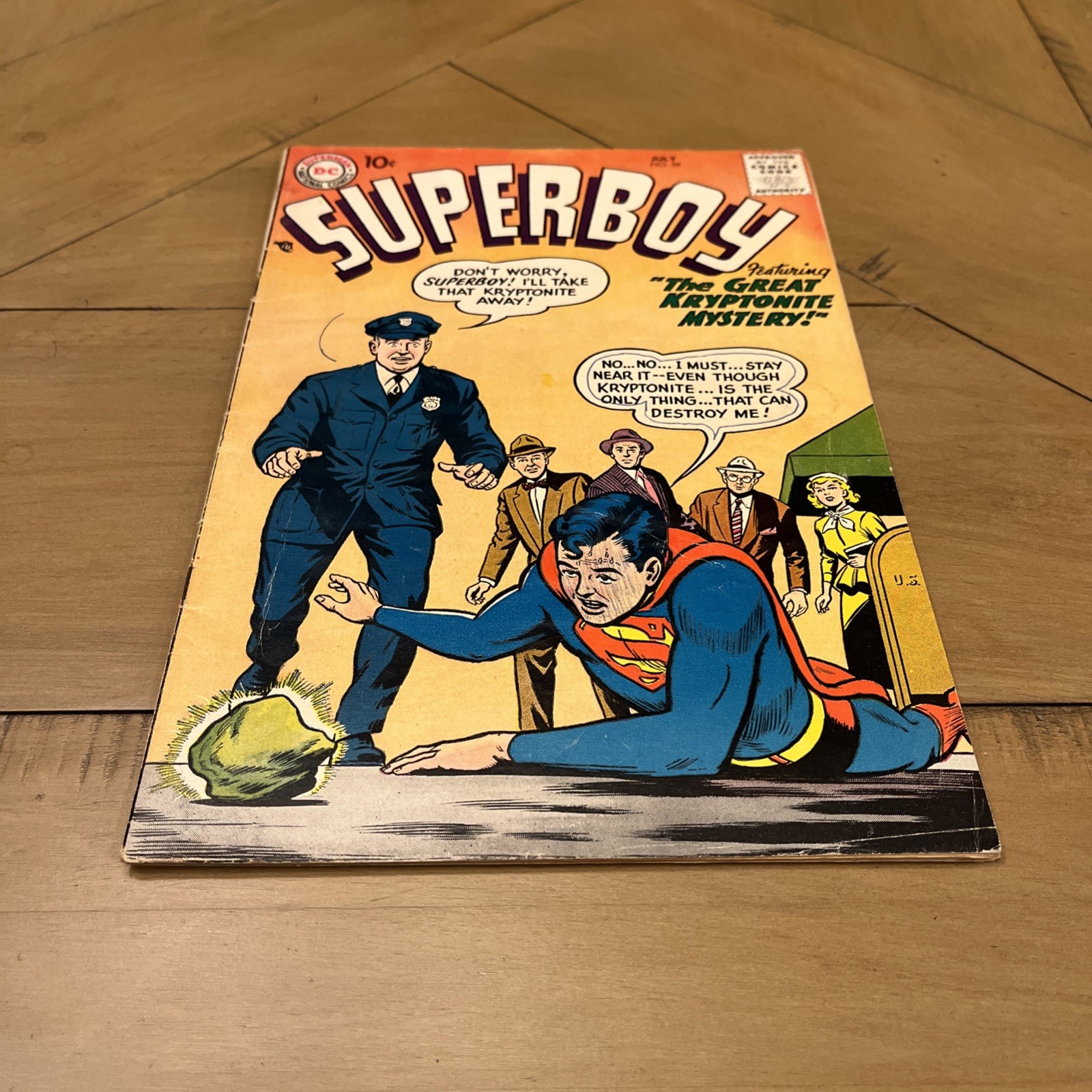 Superboy #58 Kryptonite Mystery 1957 Silver Age VG DC Comics