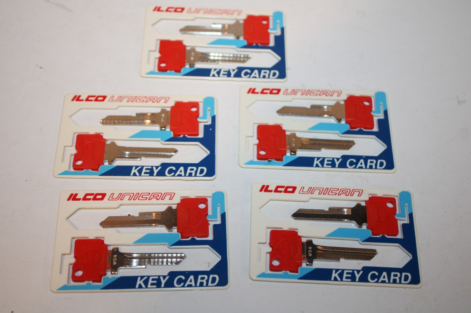 Ilco Unican Key Card KCB4849 GM A/B GMA GMB Key Blanks Lot of 10 NOS