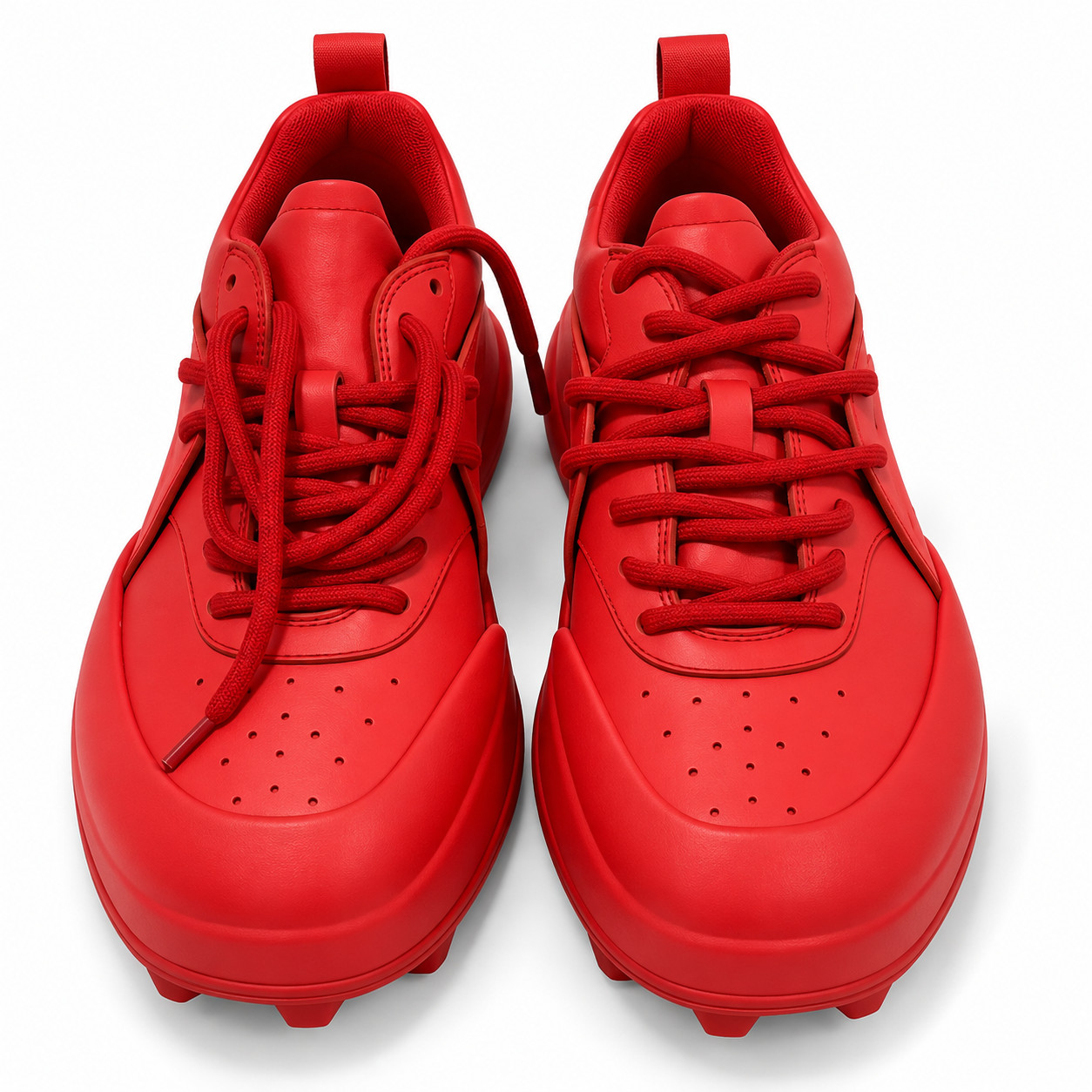 JIL SANDER MENS RED SNEAKER SIZE EU 41 US 8.5