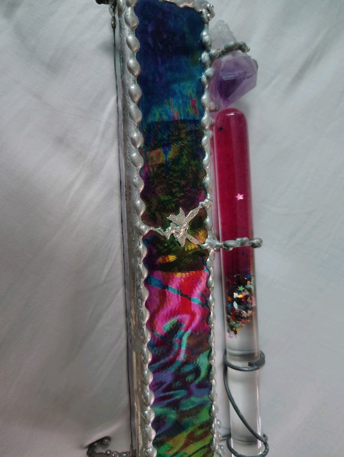Rare Beautiful Fairy And Moon Kaleidoscope Amathyst '96 Signed