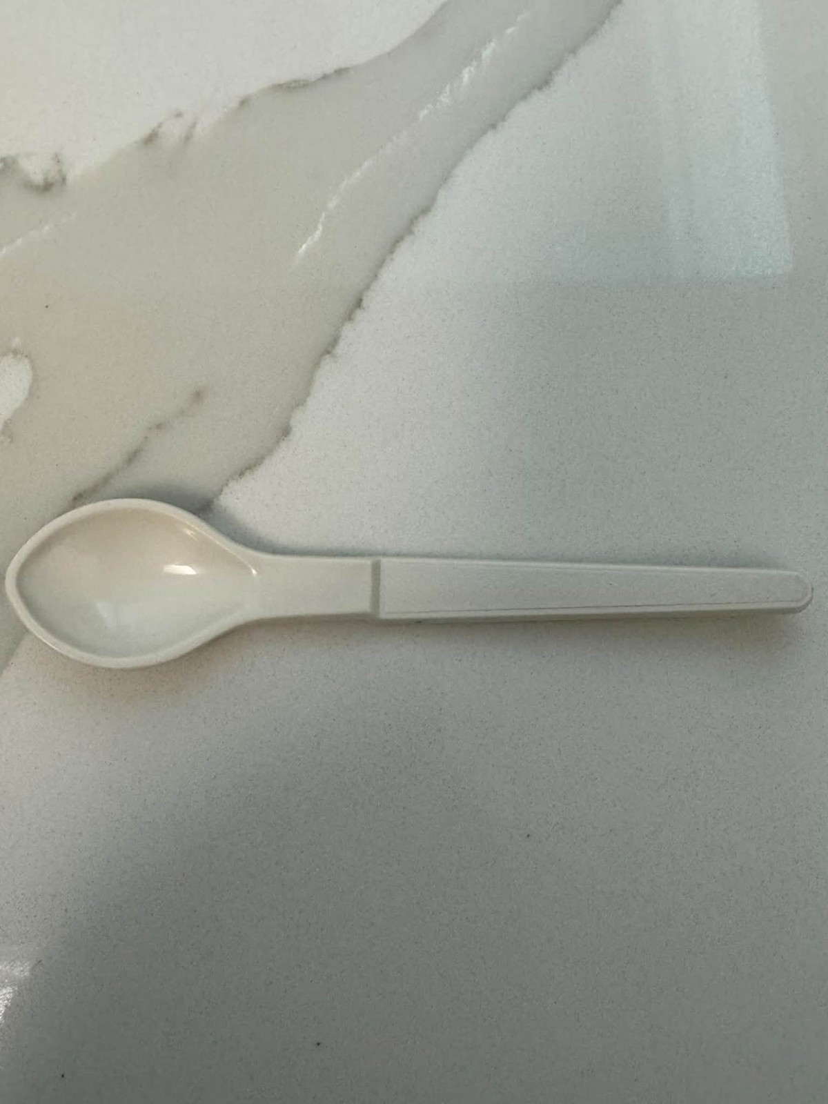 Vintage Tupperware Hang-On Baby Spoon 1208 Condiment Jar White NOS