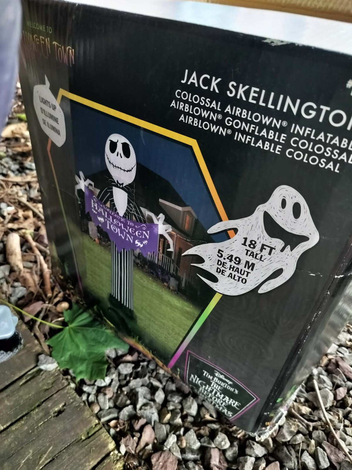 Disney Jack Skellington Nightmare Before Christmas Airblown Inflatable Halloween