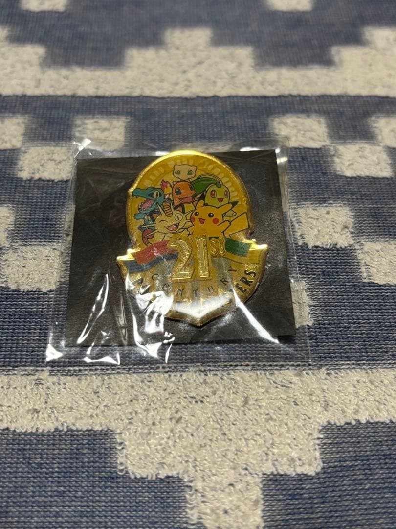 2001 Pokemon Center Not for Sale Pin Badge 21st Century 21st Anniversary Unused