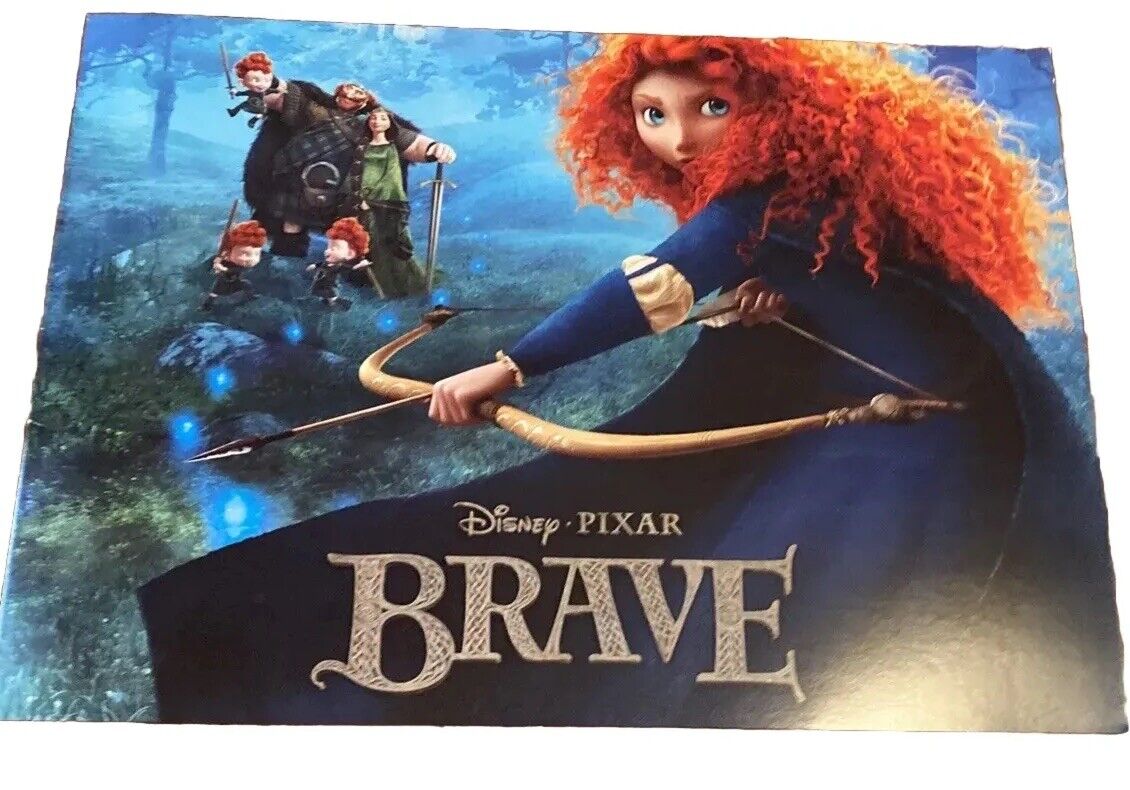 Disney Brave Princess 4 Bright Full Color Lithograph Prints Posters. NEW