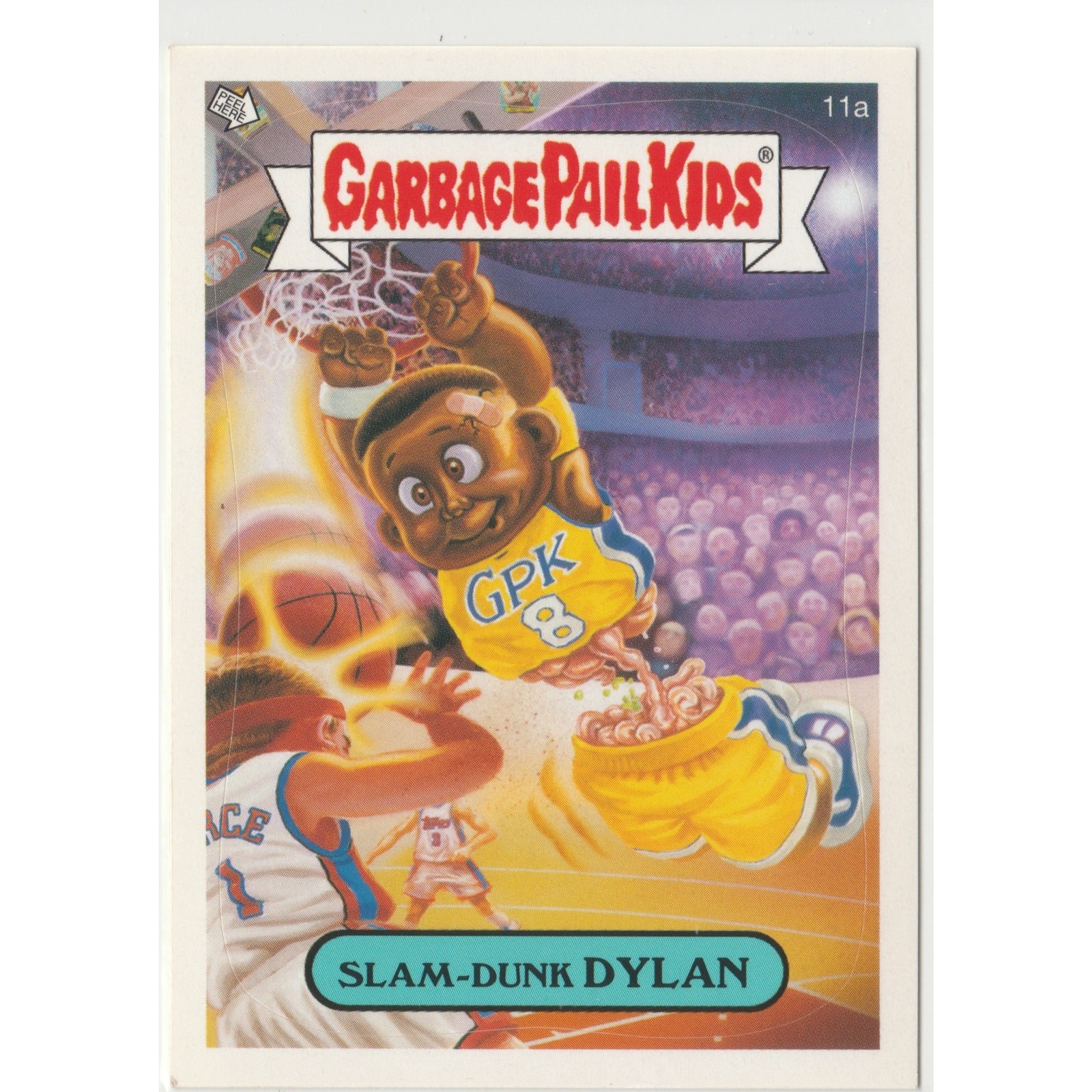 Kobe Bryant Slam-Dunk Dylan #11a Garbage Pail Kids GPK Los Angeles Lakers 2006