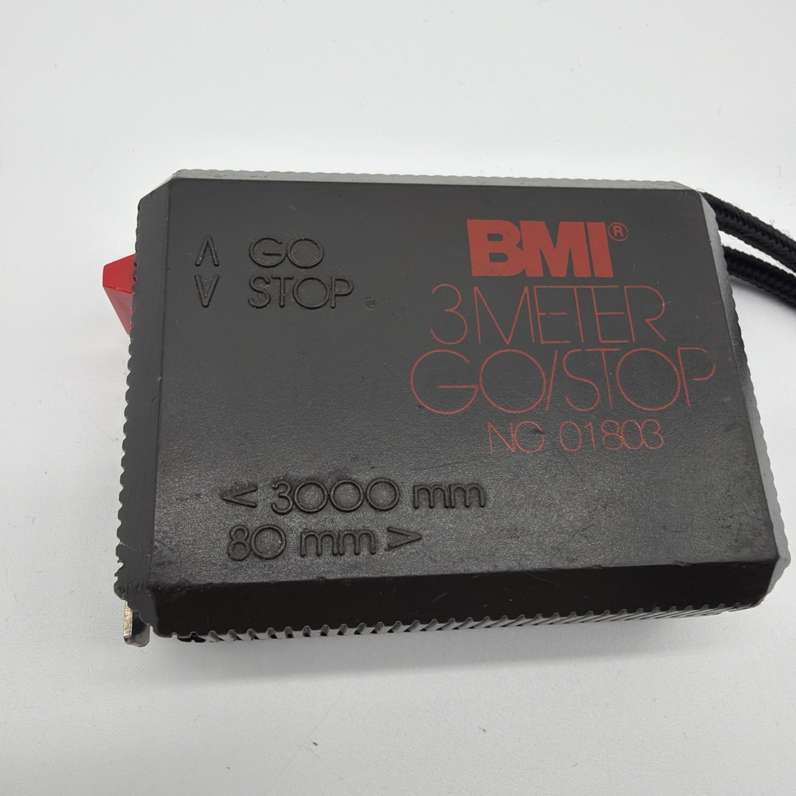 BMI 3 Meter Go/Stop No. 01803 Tape Measure West Germany