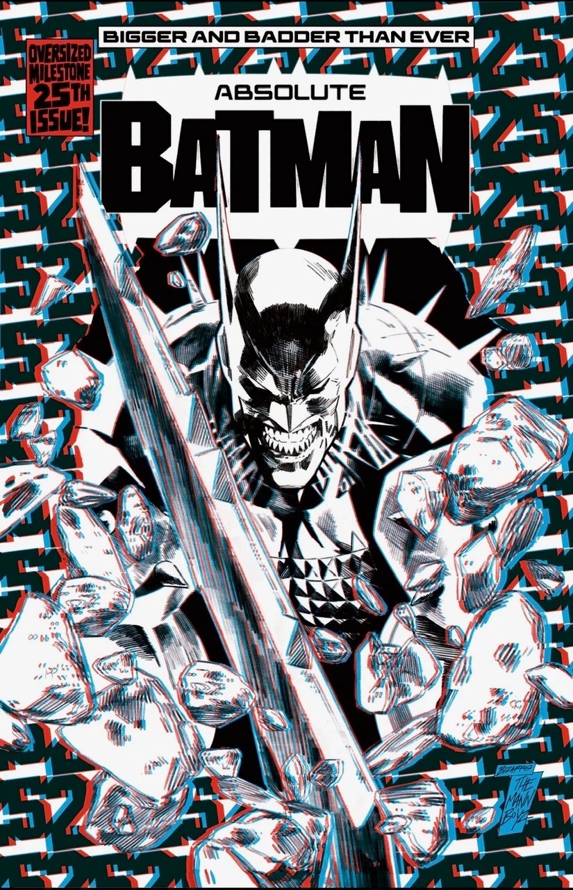 PRESALE ABSOLUTE BATMAN #25 SETH MANN SIGNED PRESALE FIRST 3D COVER