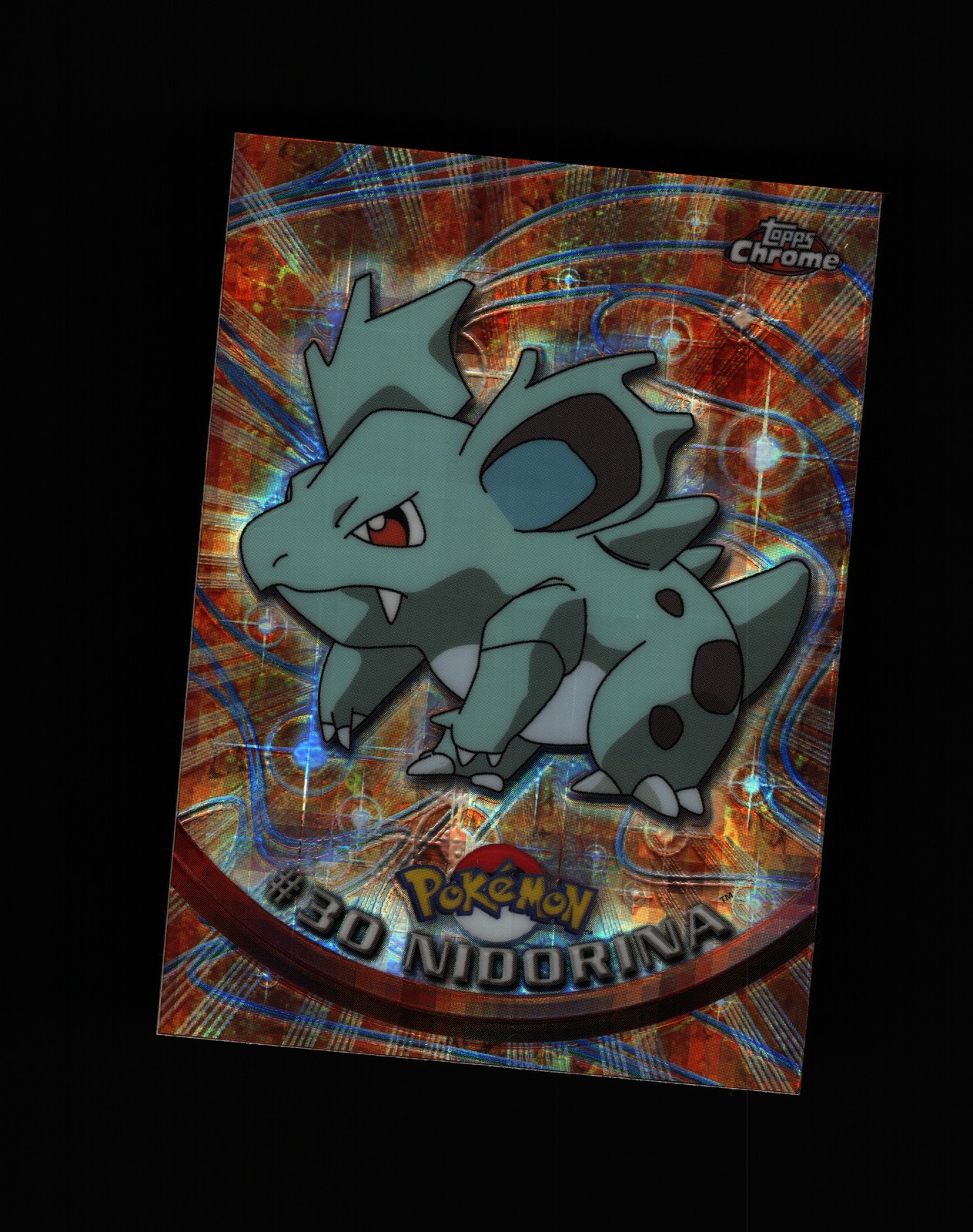 2000 Topps Chrome Pokemon Tekno Chrome Nidorina #30 NM-MT 2000 Topps Chrome Pokemon Tekno Chrome Nidorina #30 NM-MT