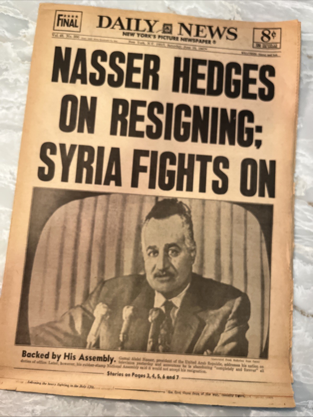 NY Daily News Syria Fights On 