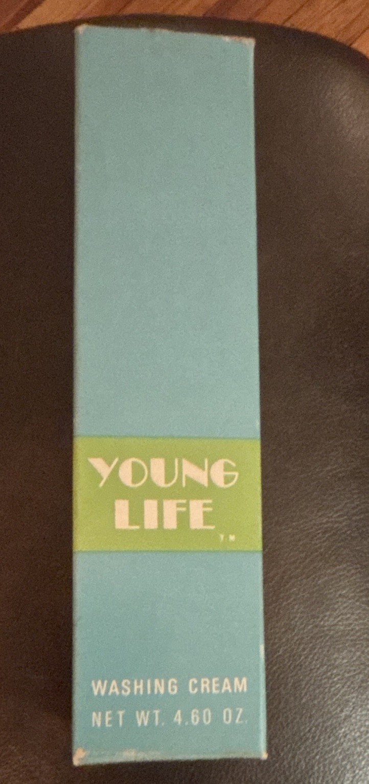 Vintage 1960s YOUNG LIFE Washing Cream Curtis Inc New York 4.6 Oz NOS Cosmetic