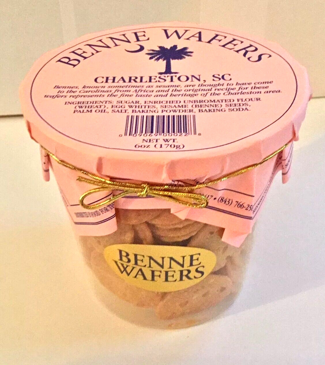 Charleston Market Benne Wafers Cookies Sweet and Savory Family Snack - Fresh