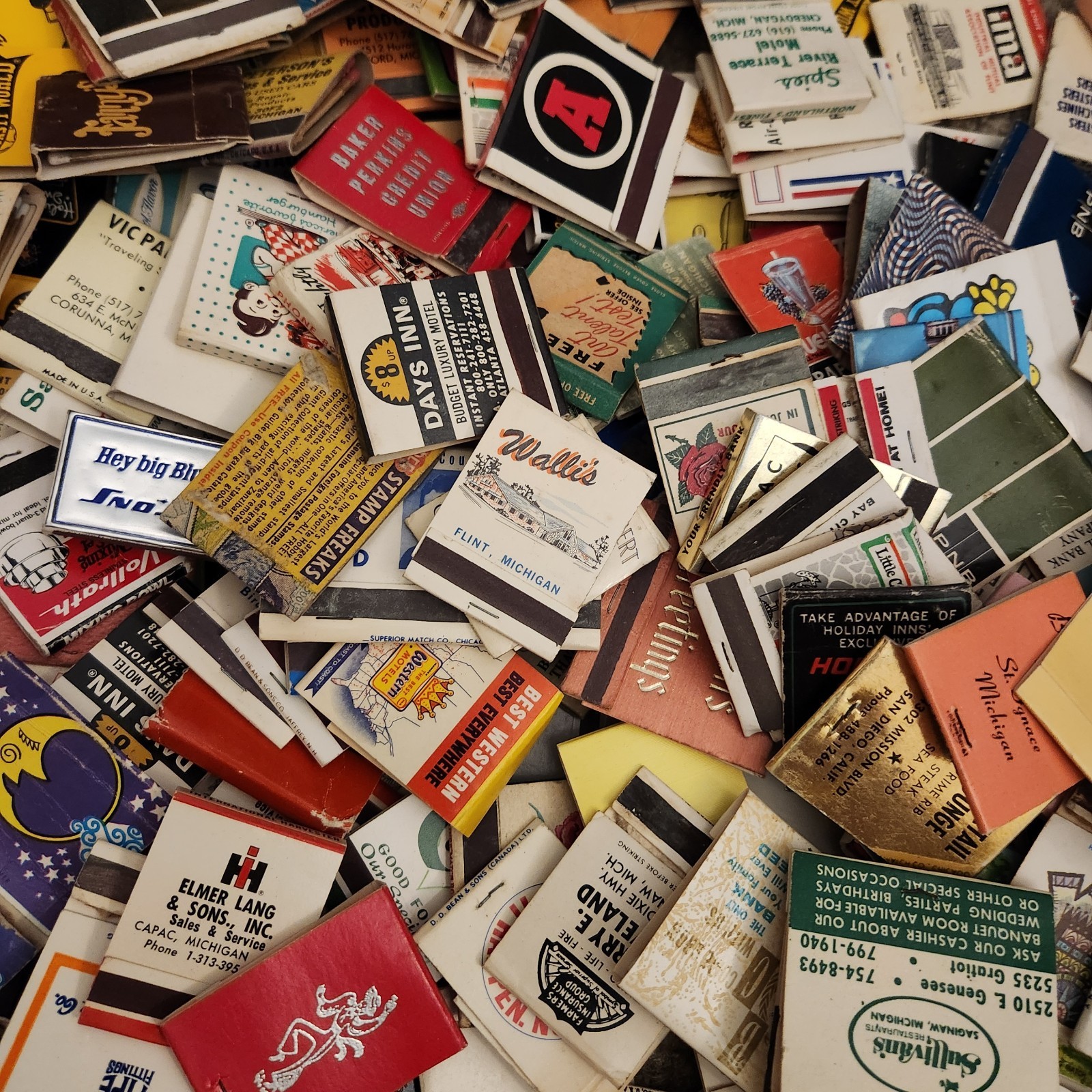 Vintage Matchbook Covers | Lot Of 25 Randomly Selected | Matchbook Advertising
