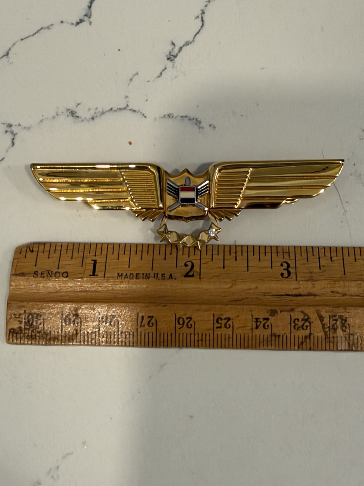 Vintage United Airlines Captain’s Wings  W/ 1 Diamond