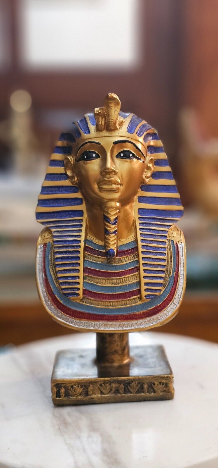 Egyptian King Tutankhamun, The Egyptian Tutankhamun satuette , Museum Replica