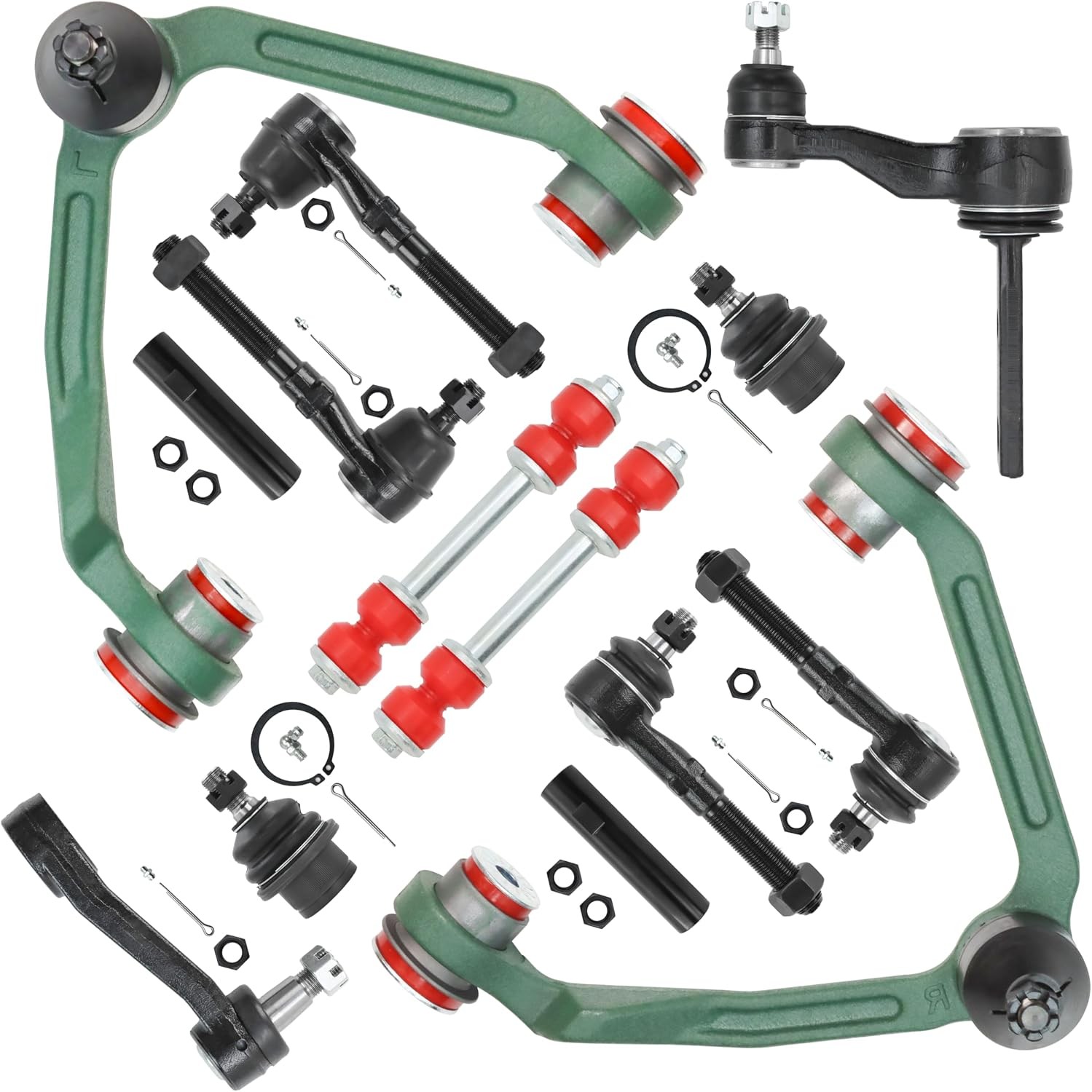 4WD Front End 14pc Suspension Kit for 1997-2003 F150,1997-2002 Ford Expeditio...