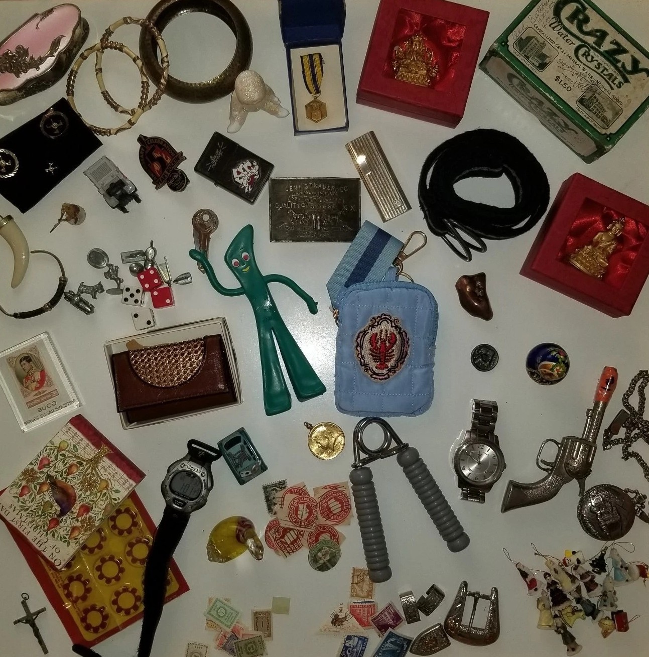 Authentic Junk Drawer Lot Vintage Retro Modern 