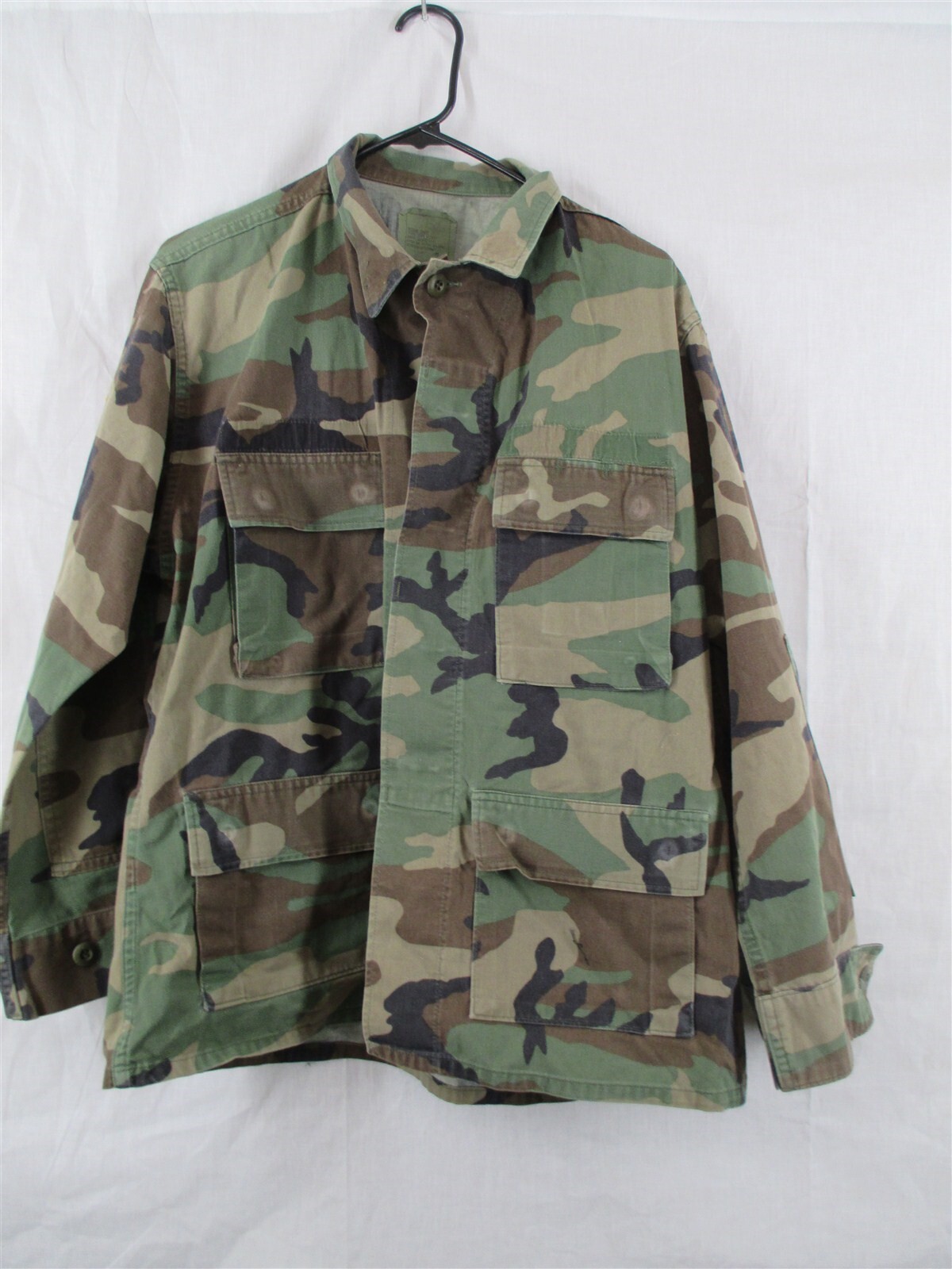 BDU Shirt/Coat Medium Short Cold Weather Heavy Weight Woodland Camo USGI Army