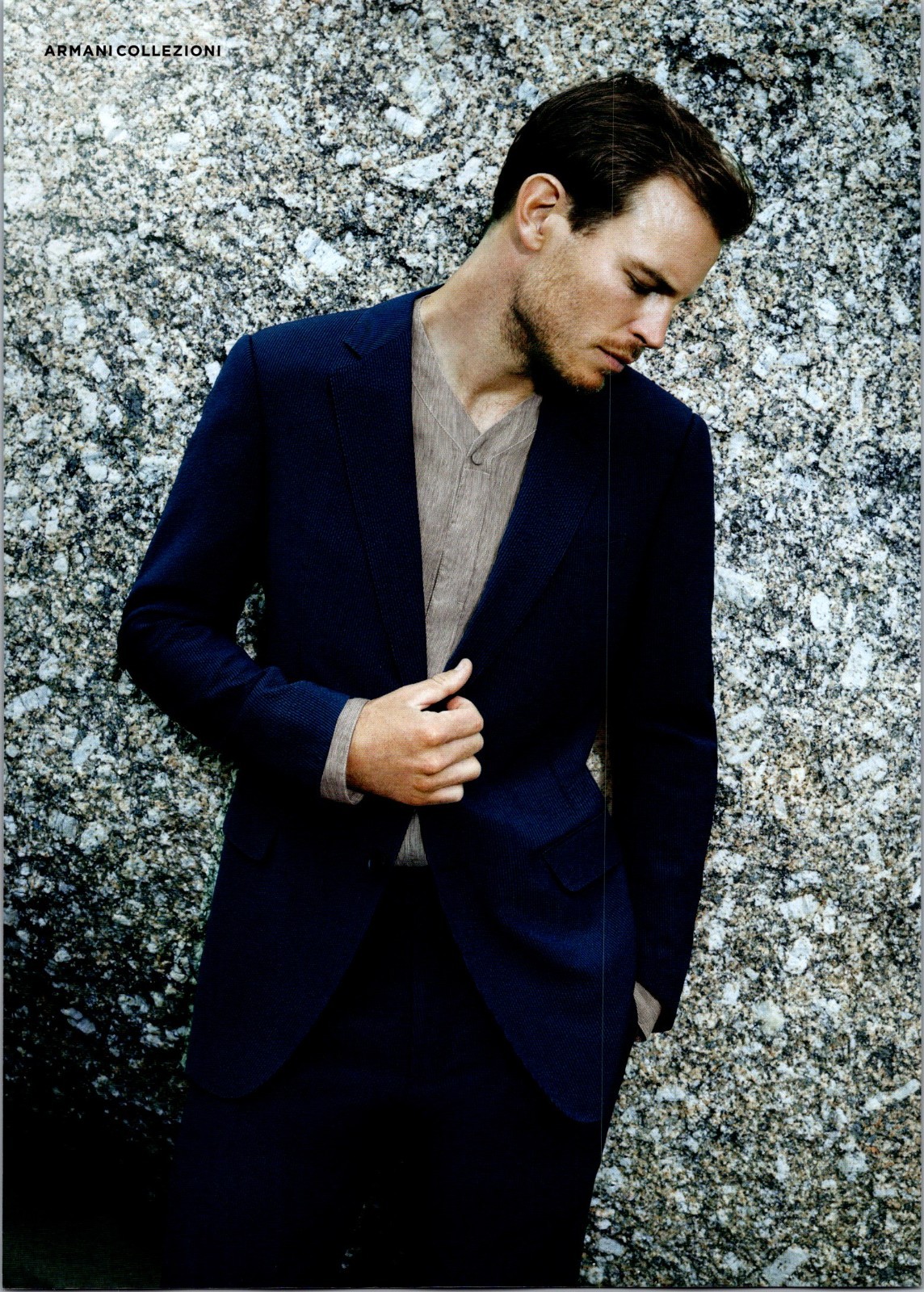 2014 • Armani Collezioni at Bloomingdales Print Ad • Mens SuitFashion Style GA35