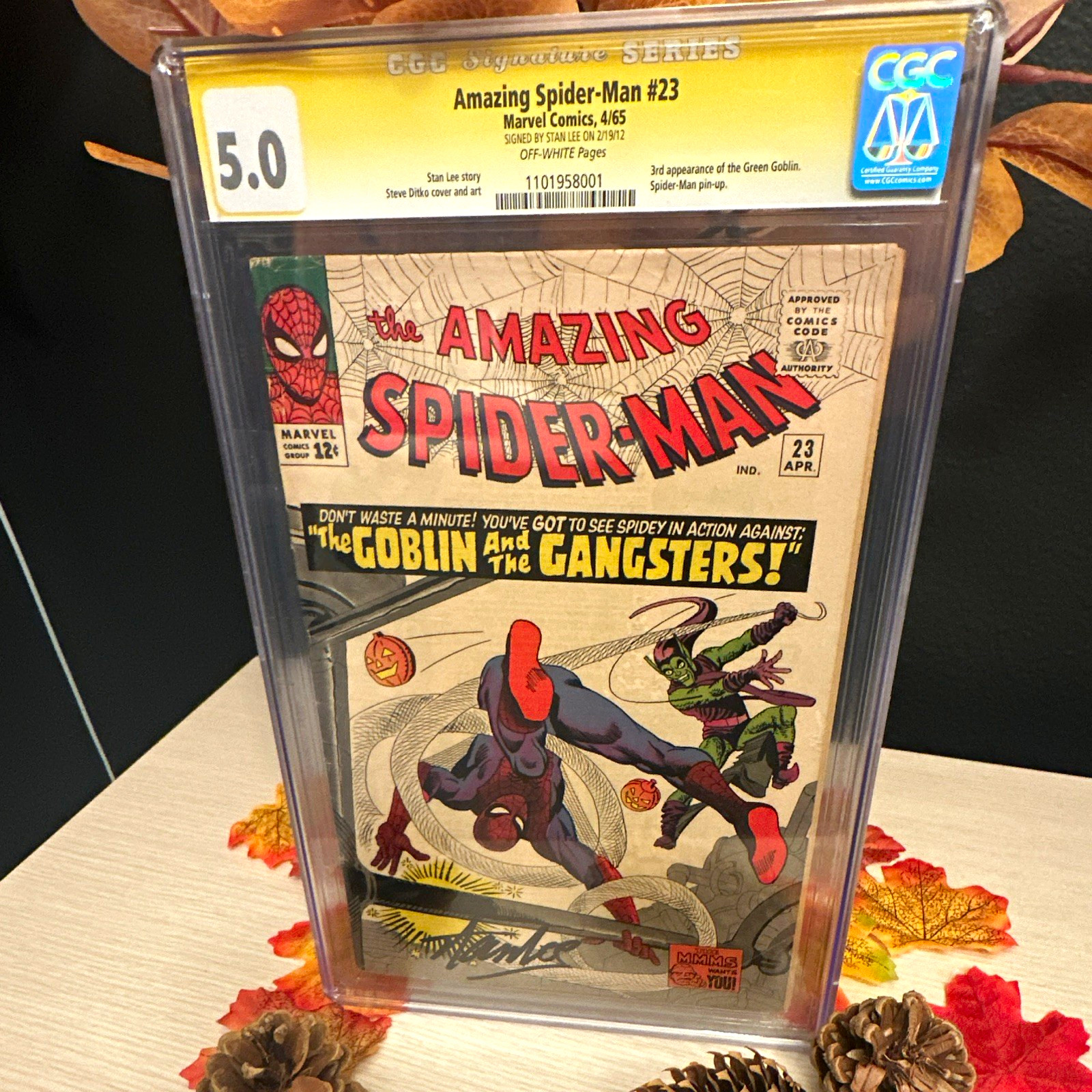 Marvel Amazing Spider-Man #23 (1965) CGC 5.0 Signature Series Stan Lee