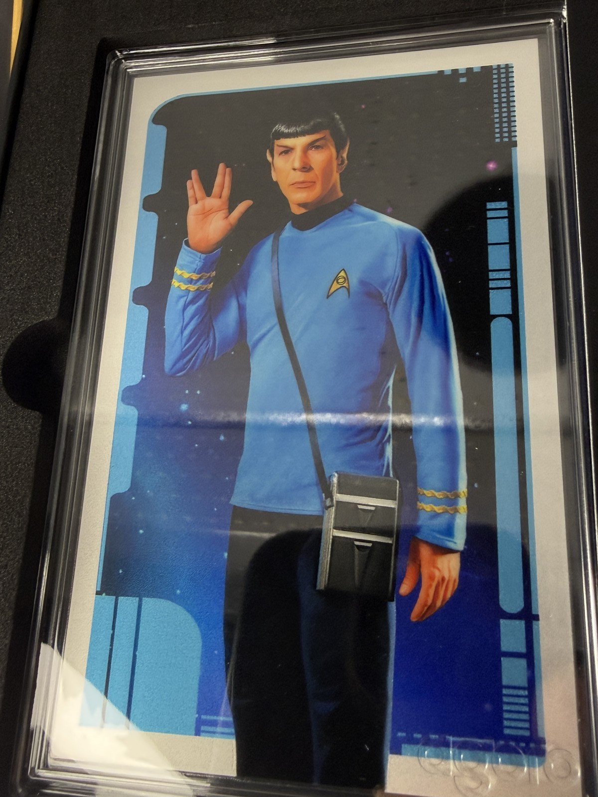 (1053) Agoro Star Trek Spock Tier 1 5g .999 Pure Silver Color Collectible