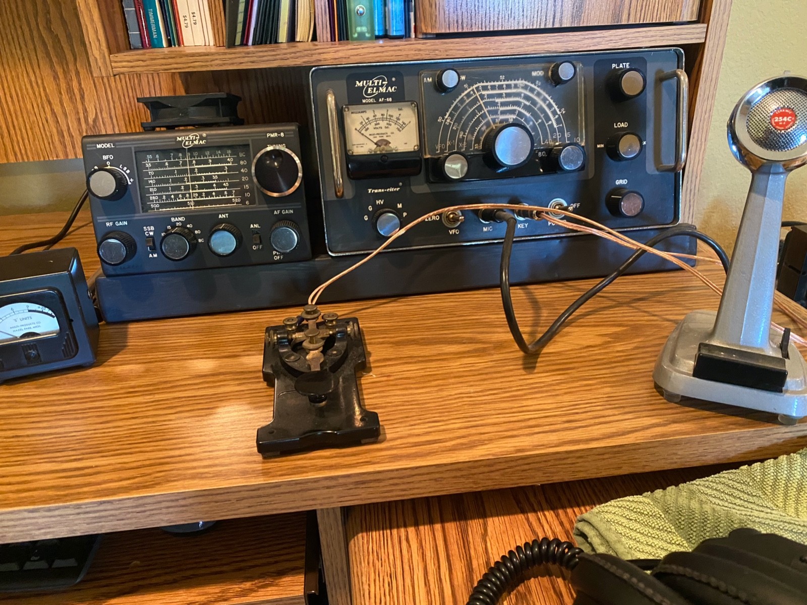 Multi-Elmac AF-68 Trans-Citer, PMR-8 Receiver with Power Supply+