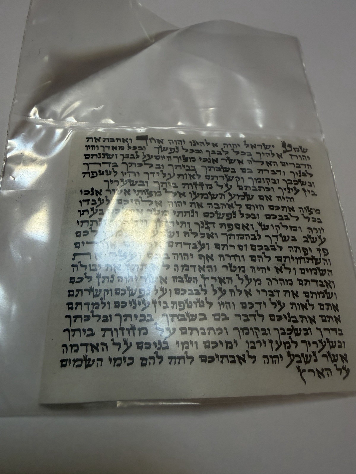 Kosher Scroll For Mezuzah Case. App 3”.