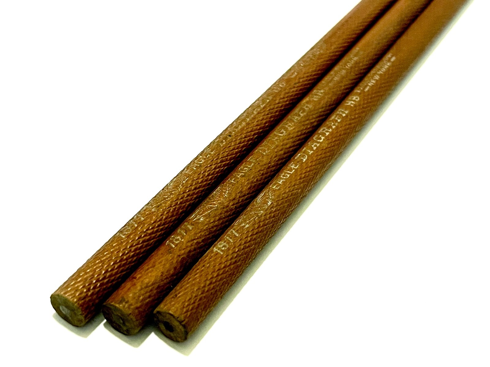 Vintage Antique NOS Eagle Diagraph 1817 Woodcased Pencil Lot 1900 Unpointed HB