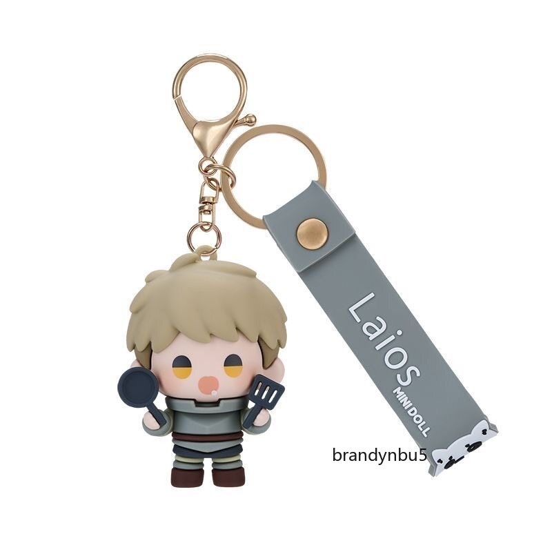 Official Link Delicious In Dungeon Pvc Pendant Keychain Marcille Laios Senshi
