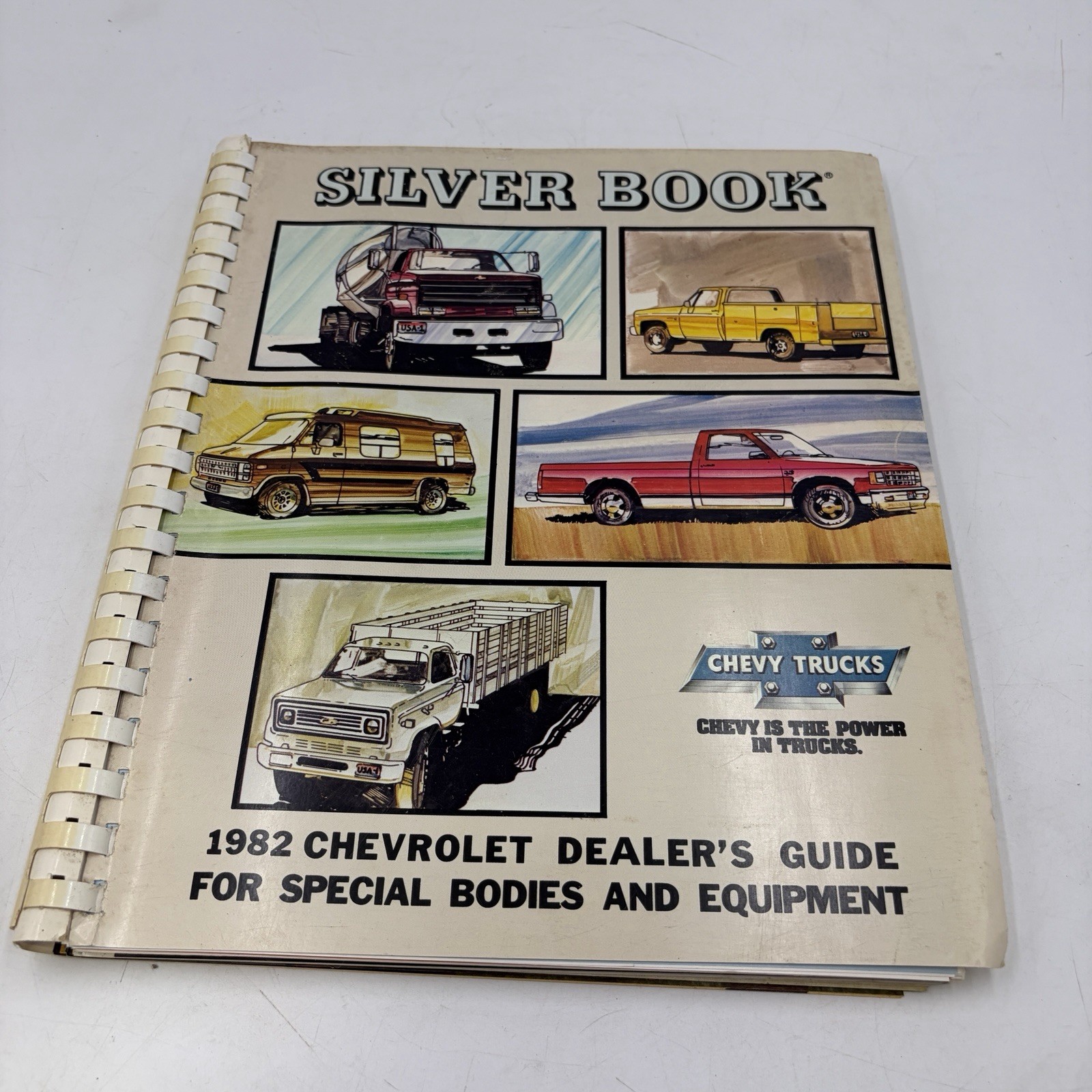 Original 1982 Chevrolet Truck Silver Book Dealer Guide Manual Album 82 Chevy