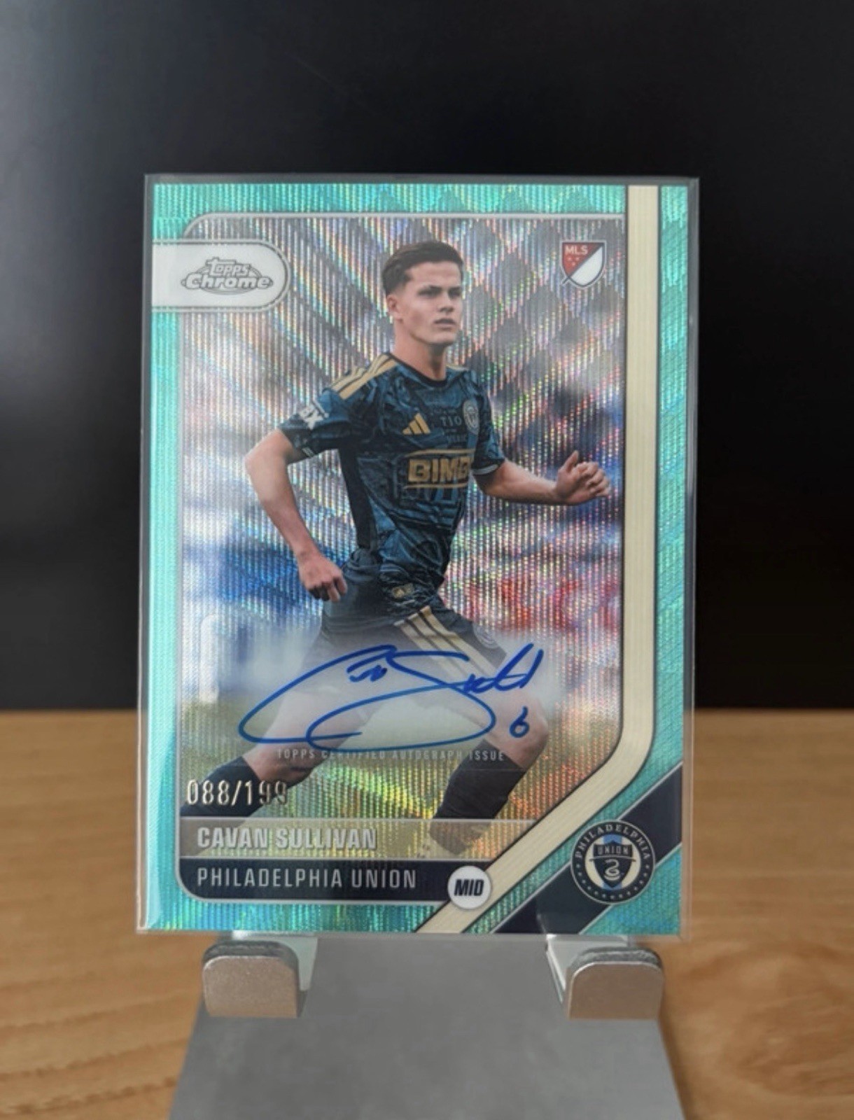 Topps 2026 Chrome MLS Cavan Sullivan Auto Philadelphia Union CA-CS 088/199