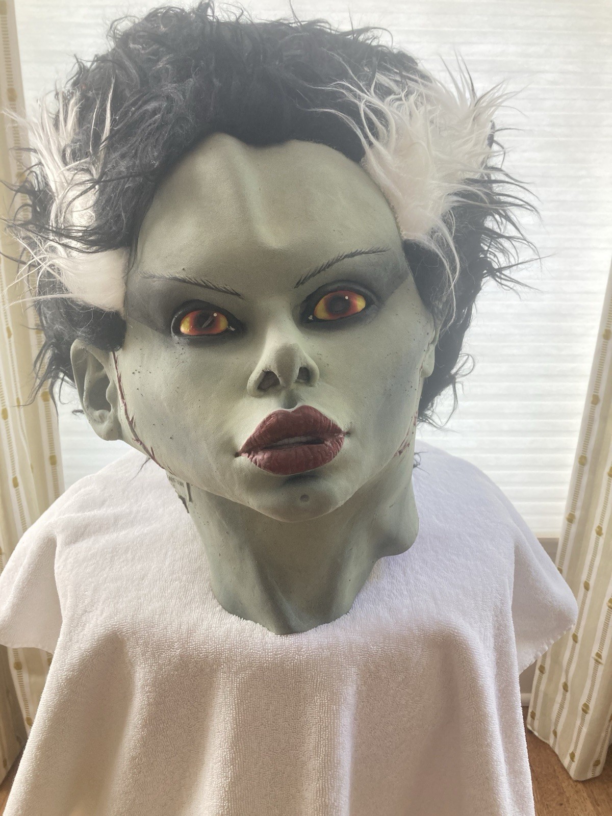 Illusive Concepts Vintage Bride Of Frankenstein Mask - Never Worn Illusive Concepts Vintage Bride Of Frankenstein Mask - Never Worn