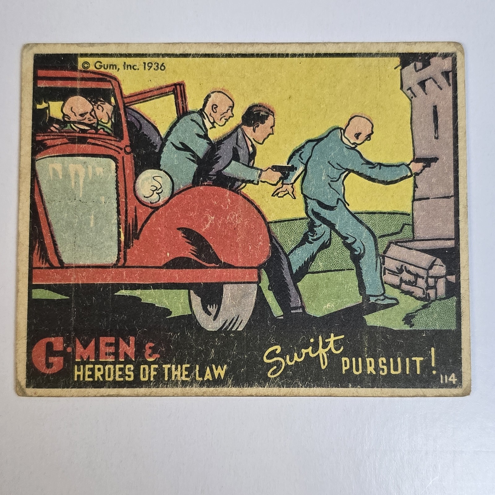 G-Men & Heroes of the Law Gum Inc, #114 \