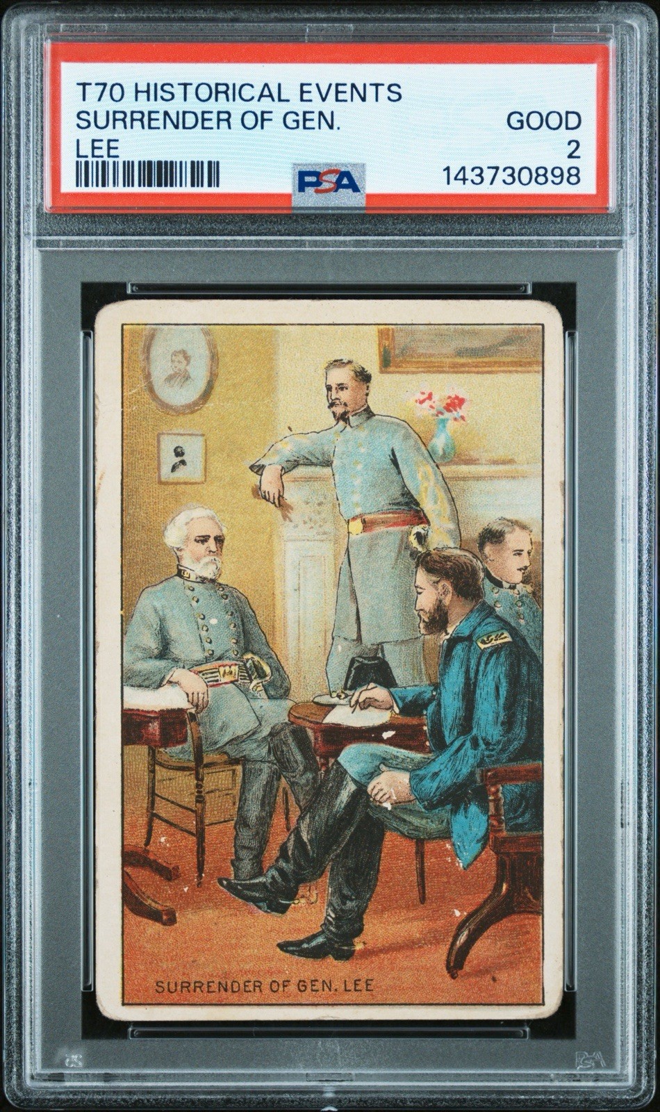 1911 Hoffman House T70 Historical Events (PSA 2 GD) Surrender of General Lee