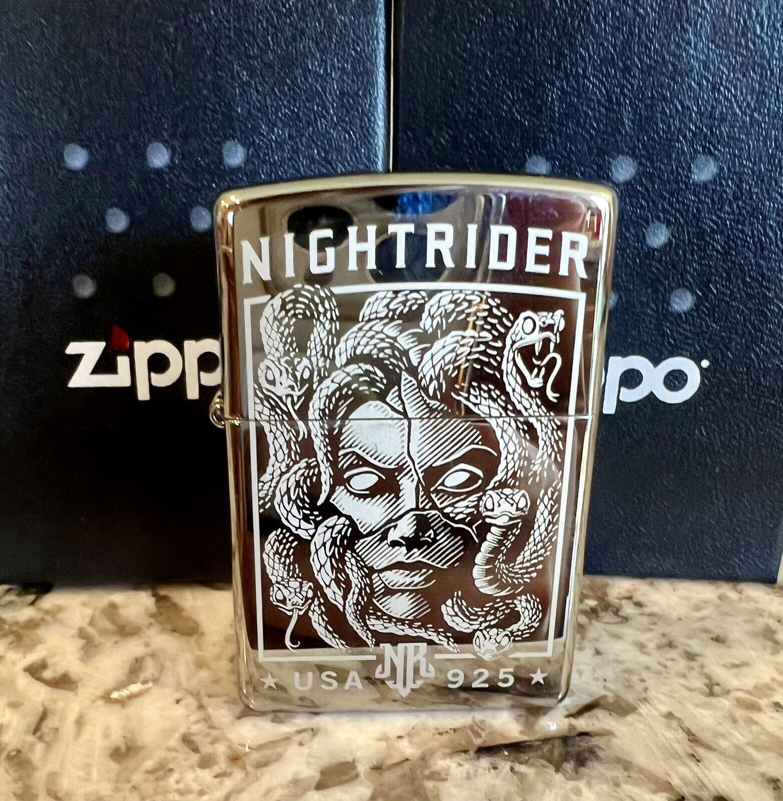 NightRider Jewelry Medusa Zippo Lighter 2022 Edition