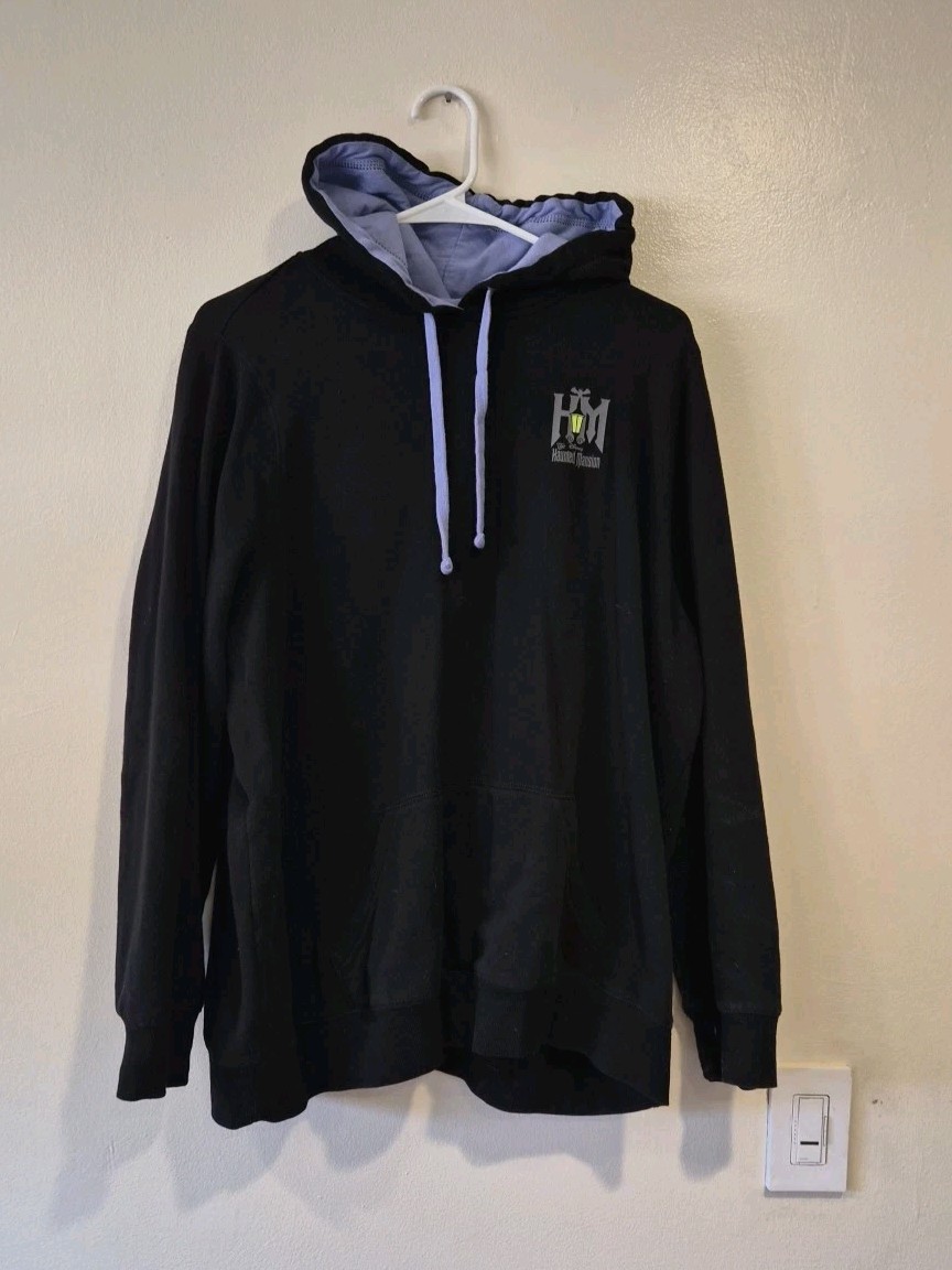 Torrid Disney The Haunted Mansion Hooded Black Sweatshirt Women's Size 1 