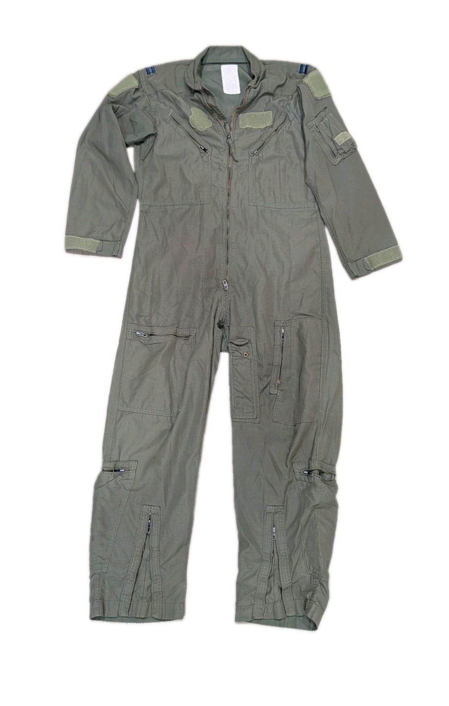 USGI CWU-27/P Nomex Flight Suit Sage Green 42R Flyer Coveralls Military FR