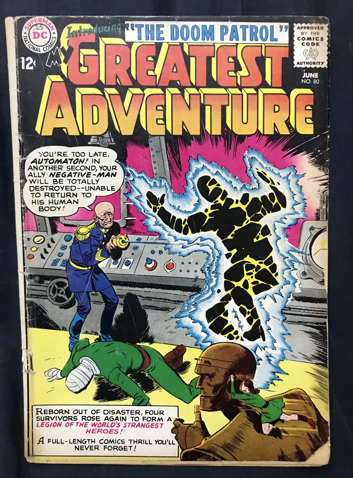 MY GREATEST ADVENTURE #80 (1963) KEY ISSUE: 1st Doom Patrol, Around GD+