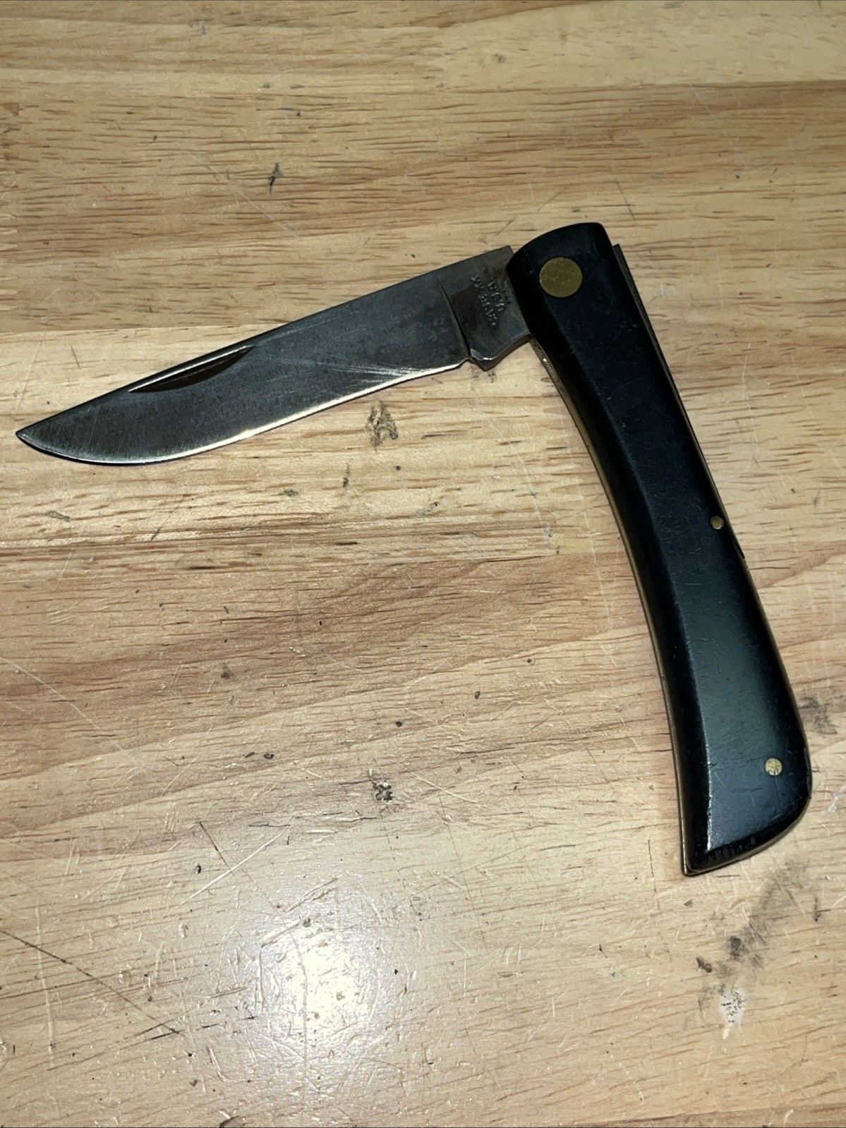 Vintage 1960’s Case XX 2138 USA Sodbuster Pocket Knife Single Blade NEW 25° Edge