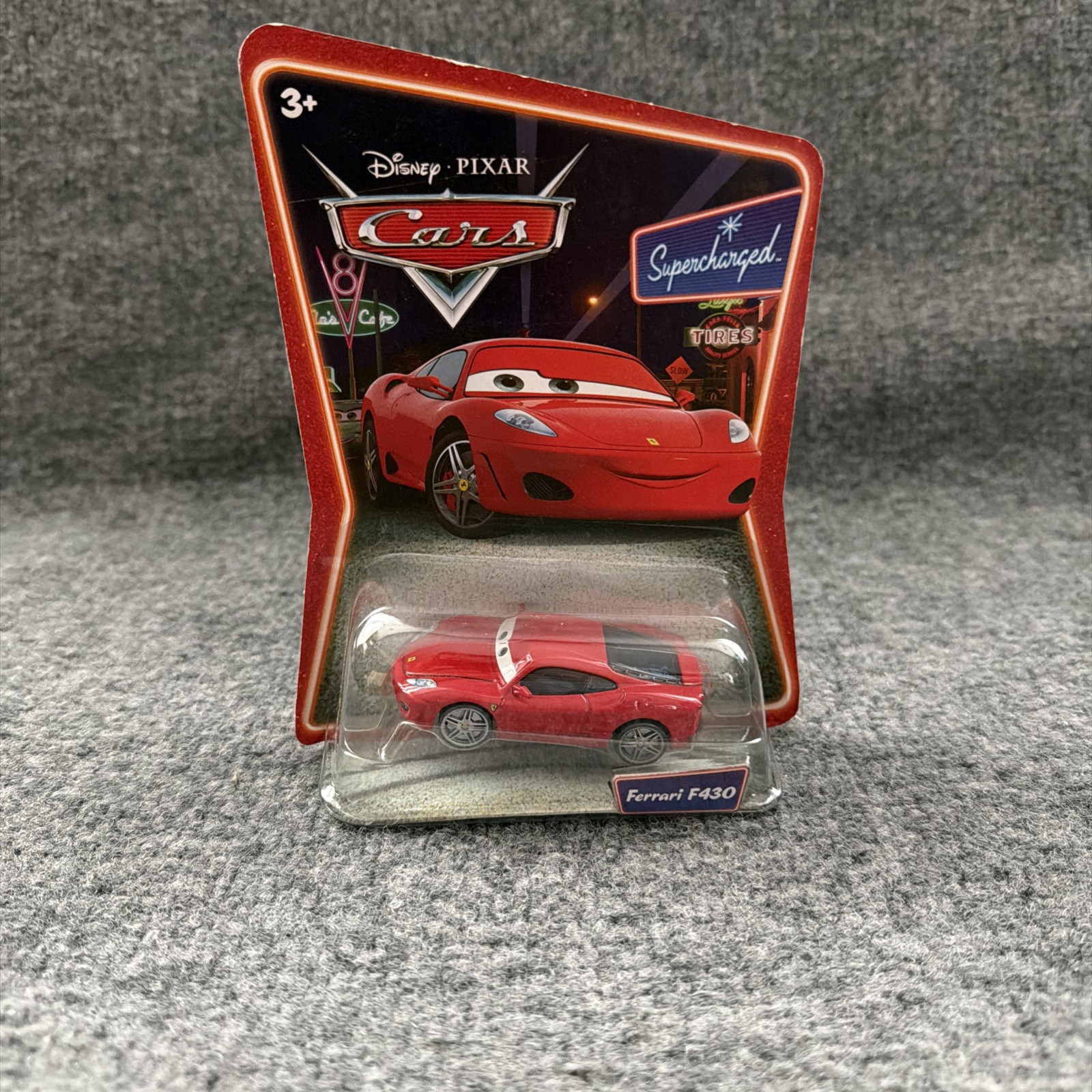 Disney Pixar Cars Supercharged Series 1 FERRARI F430 Diecast 1:55 NEW